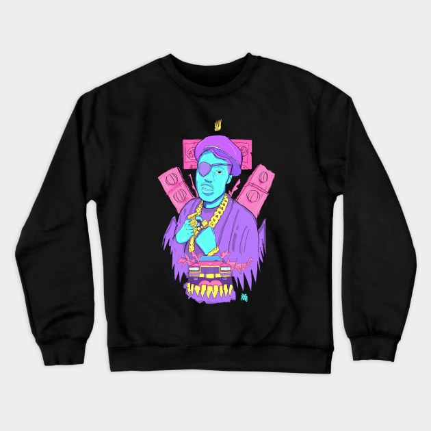 Slick Rick The Ruler Crewneck Sweatshirt by Dunroq